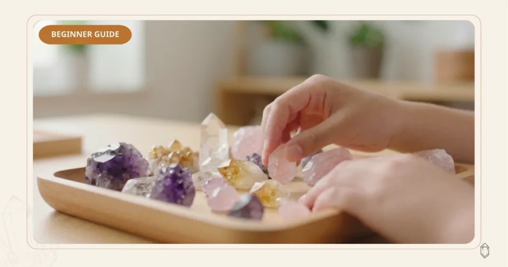 หินธรรมชาติหลายสีและหลายรูปทรงสำหรับเลือกตามความชอบ